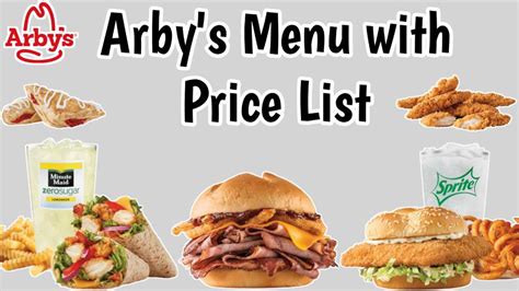 arby's tupelo menu